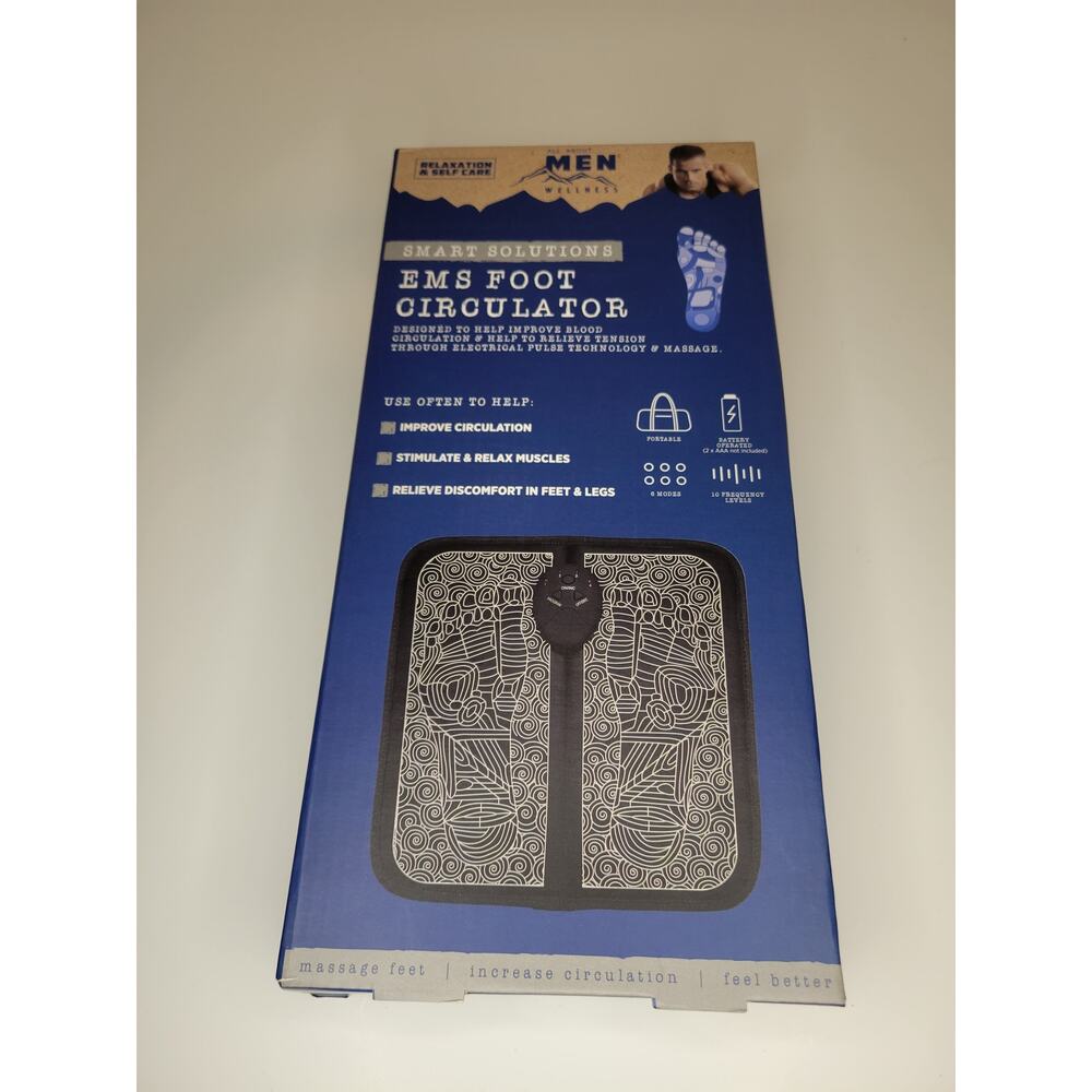 NIB Smart Solutions Electric Muscle Stimulator Foot Circulator